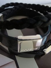 Pulseras-Placa-Cuero-Trenzado-Plano (1) Pulseras-Placa-Cuero-Trenzado-Plano (1)