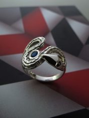 Anillo Serpiente con Zircon (4)